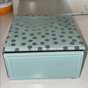 Small blue jewelry box